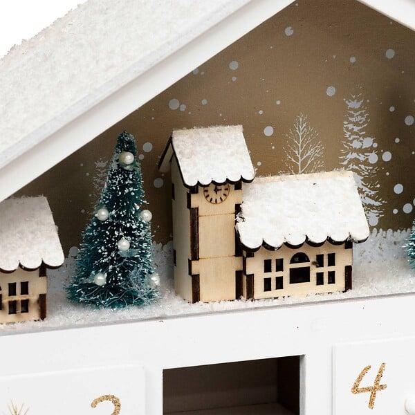 FEERIC LIGHTS & CHRISTMAS - CALEND AVENT MAISON BLC H33 - large