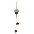 FEERIC LIGHTS & CHRISTMAS - Suspension de Noël Champignon et Pomme de pin H 33 cm - vignette