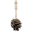 FEERIC LIGHTS & CHRISTMAS - Suspension de Noël Champignon et Pomme de pin H 33 cm - vignette