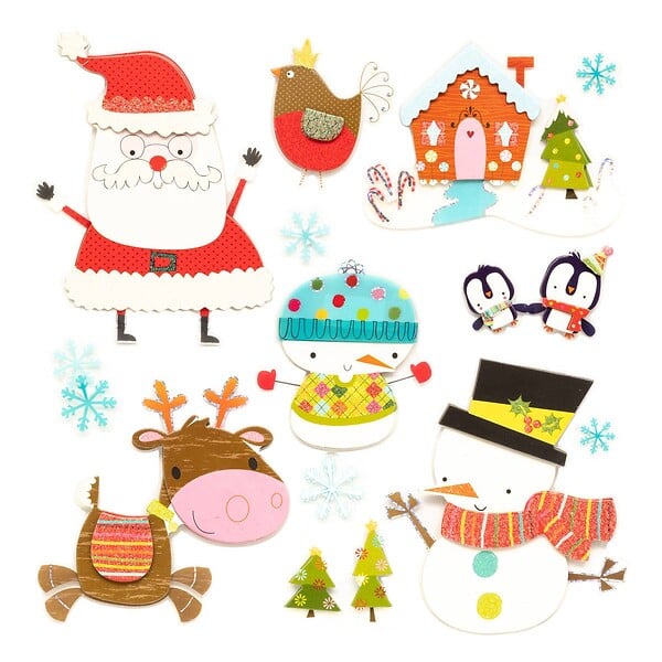 FEERIC LIGHTS & CHRISTMAS - Sticker funny 30X30 - large