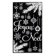 FEERIC LIGHTS & CHRISTMAS - Sticker Blanc Imprimé Argent - vignette