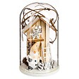 FEERIC LIGHTS & CHRISTMAS - Décoration sujet bois sous cloche H11 - vignette