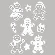 FEERIC LIGHTS & CHRISTMAS - STICKERS FLOQ PAIN EPICE GNOME - vignette