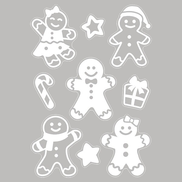 FEERIC LIGHTS & CHRISTMAS - STICKERS FLOQ PAIN EPICE GNOME - large