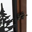 FEERIC LIGHTS & CHRISTMAS - LANTERNE BOIS SAPIN METAL X2 - vignette