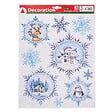 FEERIC LIGHTS & CHRISTMAS - Décovitre blanc paillette argent 29x41cm - vignette