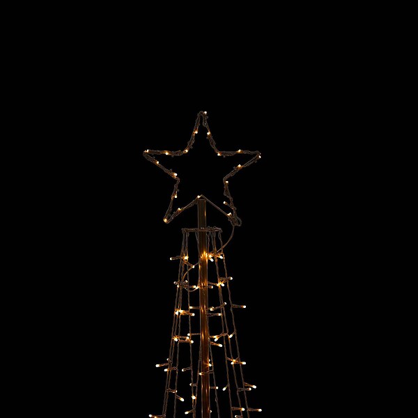 FEERIC LIGHTS & CHRISTMAS - Décoration extérieure sapin 330 LED H.180cm - large