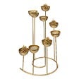 FEERIC LIGHTS & CHRISTMAS - Photophore spirale 8 bougies 35cm - vignette