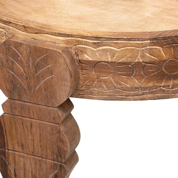 ATMOSPHERA - Table d'appoint "Gypsy" manguier D51cm - large