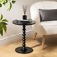 ATMOSPHERA - Table d’appoint "Alix" noir 50x38x38cm - vignette