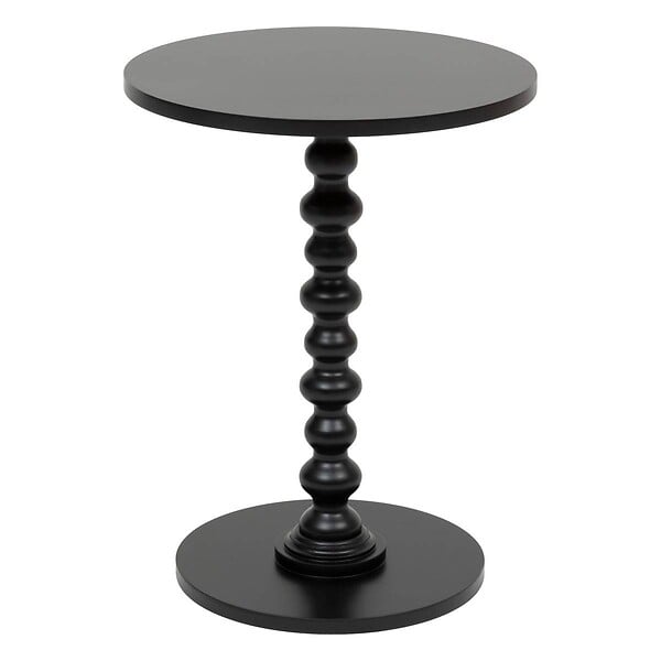 ATMOSPHERA - Table d’appoint "Alix" noir 50x38x38cm - large