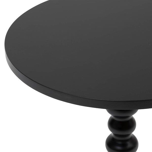 ATMOSPHERA - Table d’appoint "Alix" noir 50x38x38cm - large