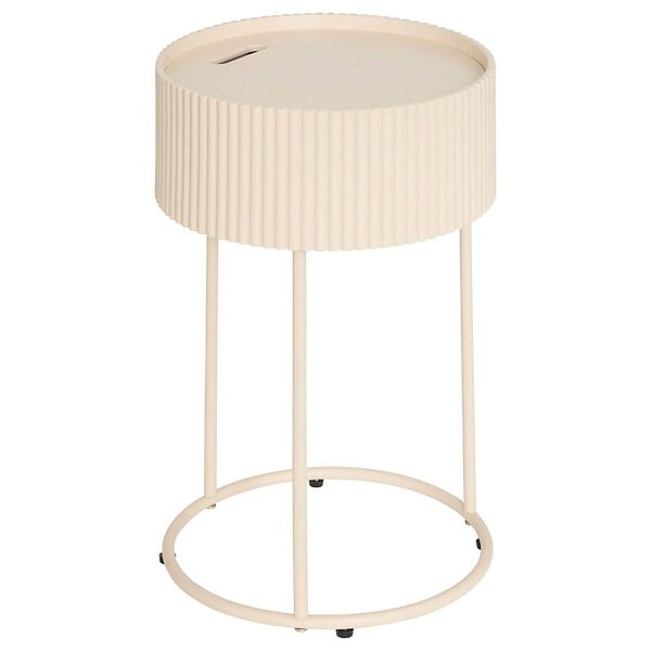ATMOSPHERA - Table d'appoint Juna beige 33x33x48cm - large