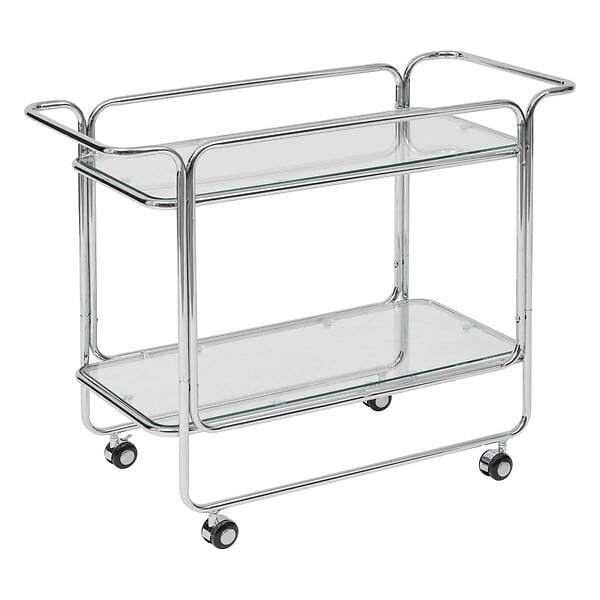 ATMOSPHERA - Desserte Hornell argent 92x40cm - large