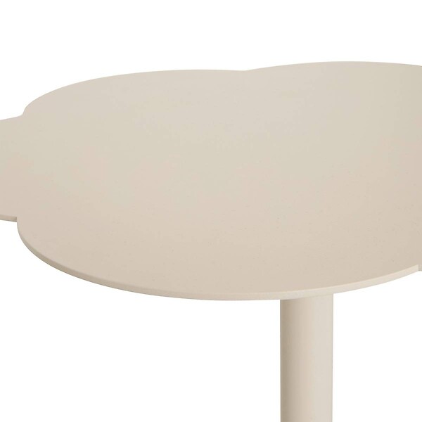 ATMOSPHERA - Table d'appoint Fiora ivoire 43x43cm - large