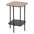 ATMOSPHERA - Table d’appoint 1 étagère "Hodia" noir 60x40x40cm - vignette