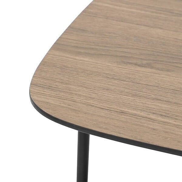 ATMOSPHERA - Table d’appoint 1 étagère "Hodia" noir 60x40x40cm - large