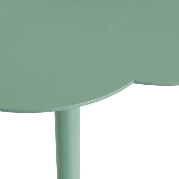 ATMOSPHERA - Table d'appoint Fiora vert olive 43x43cm - large