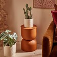 ATMOSPHERA - Table d'appoint Palomba ocre 31x31x41,8cm - vignette