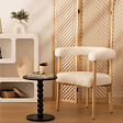 ATMOSPHERA - Table à café Chamlo noir D38cm - vignette