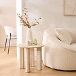 ATMOSPHERA - Table d'appoint Anaya beige 50,5x50,5cm - vignette