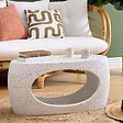 ATMOSPHERA - Table basse Narlon 80x33x40cm blanc - vignette