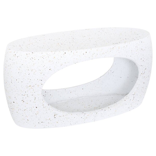 ATMOSPHERA - Table basse Narlon 80x33x40cm blanc - large