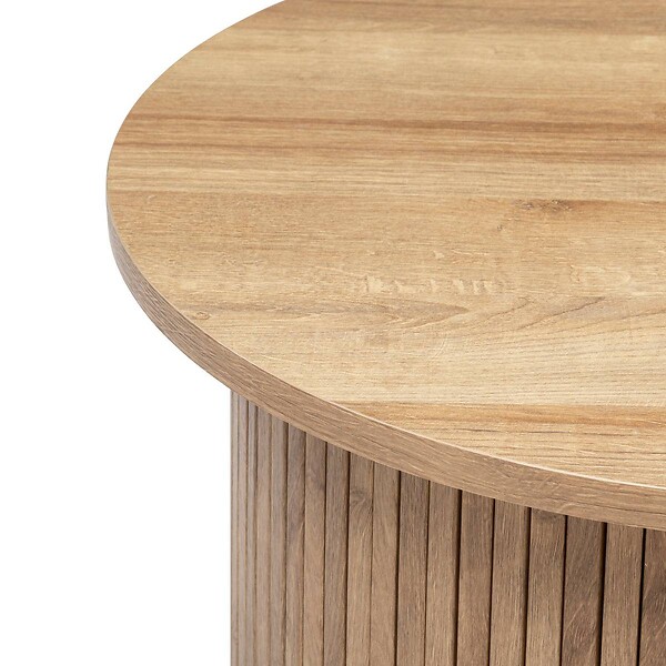 ATMOSPHERA - Table à café "Colva" en placage effet bois D60cm - large