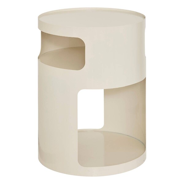 ATMOSPHERA - Table d'appoint Ashdal argile 32,5x32,5cm - large