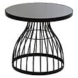 ATMOSPHERA - Table d'appoint "Kushi" noir D55cm - vignette