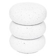 ATMOSPHERA - Table d’appoint "Stoneto" blanc 43x35x35cm - vignette