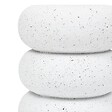 ATMOSPHERA - Table d’appoint "Stoneto" blanc 43x35x35cm - vignette