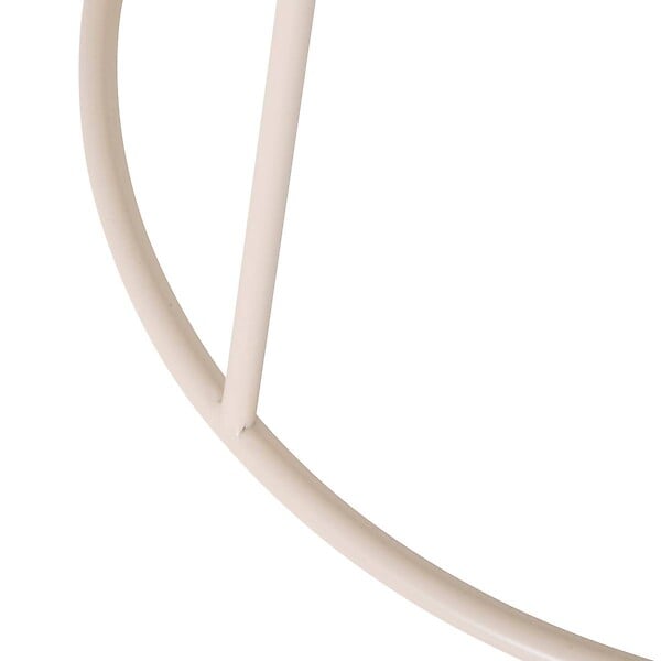 ATMOSPHERA - Table d'appoint Latte beige 38x38x42cm - large