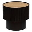 ATMOSPHERA - Table à café "Enola" en placage frêne D38,5cm noir - vignette