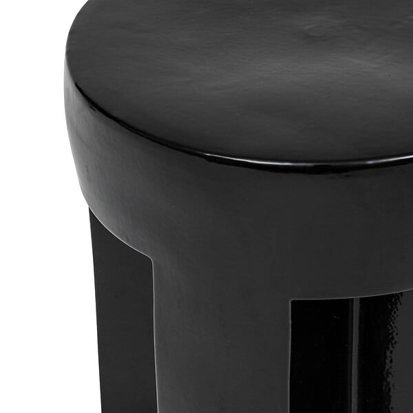 ATMOSPHERA - Table d’appoint "Kriz" noir 41x34x34cm - large