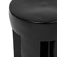 ATMOSPHERA - Table d’appoint "Kriz" noir 41x34x34cm - vignette