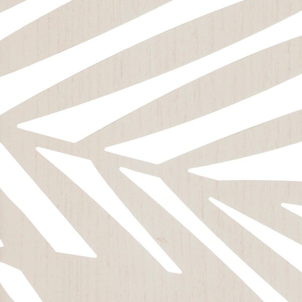 ATMOSPHERA - Paravent "Akira" feuille bois blanc H170cm - large