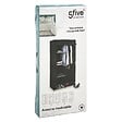5 FIVE SIMPLY SMART - Armoire penderie modulable tissu noir - vignette