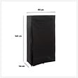 5 FIVE SIMPLY SMART - Armoire penderie modulable tissu noir - vignette