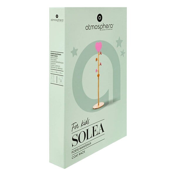 ATMOSPHERA - Porte-manteau enfant cœur Solea beige H135cm - large