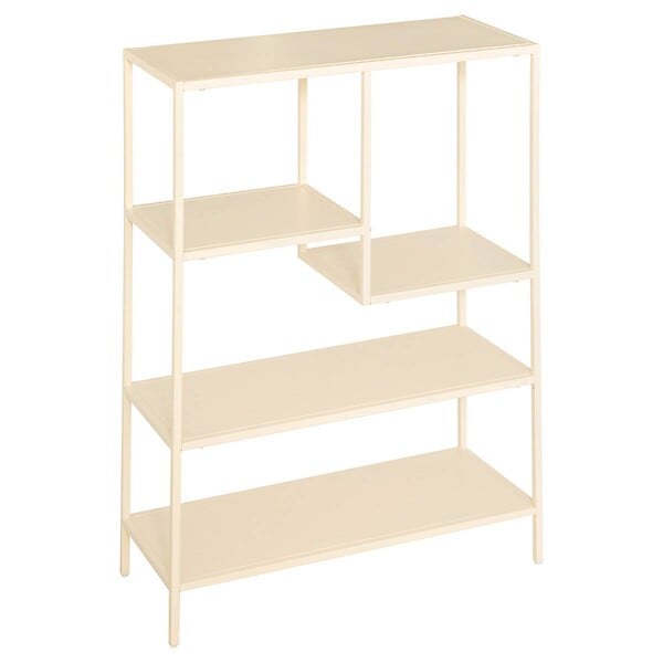 ATMOSPHERA - Étagère 4 niveaux Gota beige finition mate poudrée - large