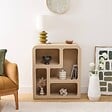 ATMOSPHERA - Etagère 4 niveaux Soleya beige moyen 75x30cm - vignette