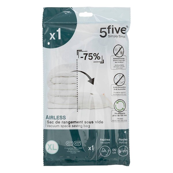 5 FIVE SIMPLY SMART - Sac compresseur 120x90cm "Air-Flat " - large