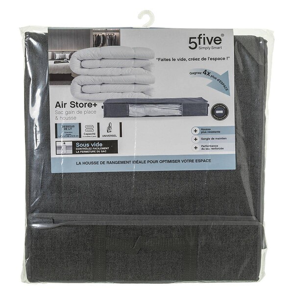5 FIVE SIMPLY SMART - Housse rangement sous videLit 100x45x15cm "Air-Store +" - large