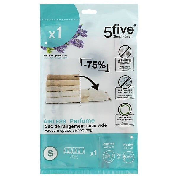 5 FIVE SIMPLY SMART - Sac compresseur air parfumé 50X60 - large