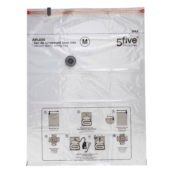 5 FIVE SIMPLY SMART - Sac compresseur air parfumé 60X80 - large