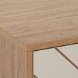 5 FIVE SIMPLY SMART - Etagère 3 cases 2 portes Mix'N'Match bois et motif rayé - vignette