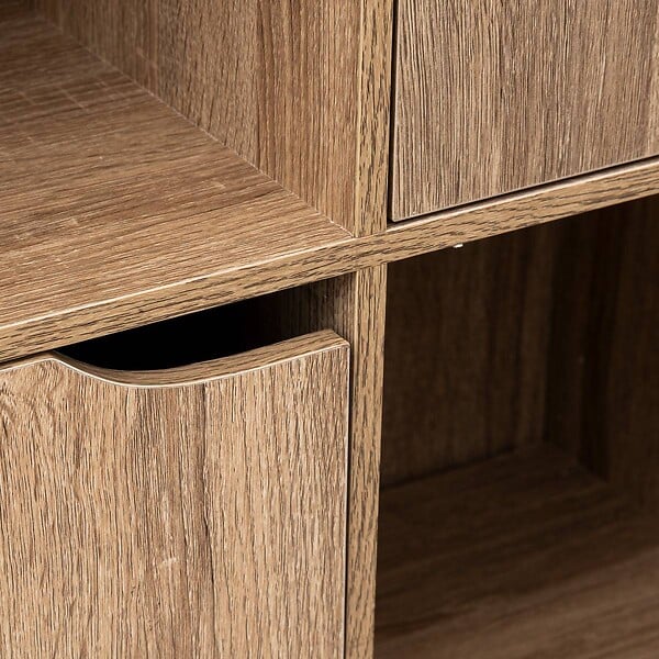 5 FIVE SIMPLY SMART - Etagère "Mix 'N Modul" 9 cases naturel - large