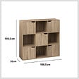 5 FIVE SIMPLY SMART - Etagère "Mix 'N Modul" 9 cases naturel - vignette