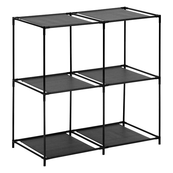 5 FIVE SIMPLY SMART - Etagère 2 niveaux Mix'n Modul noir - large